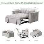 Roomfitters 58 4-1 Multi-functional Sofa Bed with Cup Holder and USB Port for Living Room or Apartments