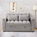 Roomfitters 58 4-1 Multi-functional Sofa Bed with Cup Holder and USB Port for Living Room or Apartments