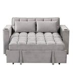 Roomfitters 58 4-1 Multi-functional Sofa Bed with Cup Holder and USB Port for Living Room or Apartments