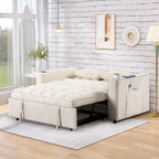 Roomfitters 58 4-1 Multi-functional Sofa Bed with Cup Holder and USB Port for Living Room or Apartments