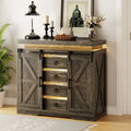 5 Drawer Accent Cabinet With Led Light - N/A
