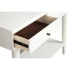 Solid Wood Console Table with Drawers and Floor Shelf - 42 L x 14 W x 33 H