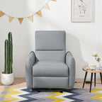 Power Recliner Chair Wall Hugger,Small Home Theater Seating with Lumbar Support,Single Recliner Sofa for Living Room