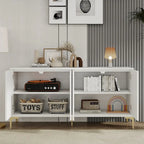 Four-Door Sideboard with Adjustable Shelves