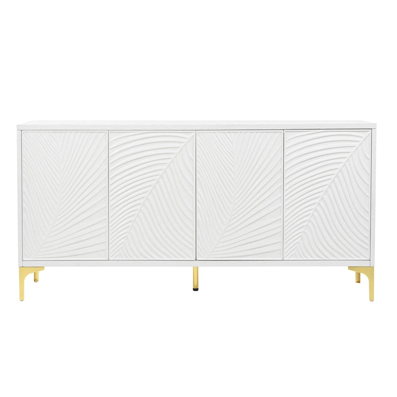 Four-Door Sideboard with Adjustable Shelves