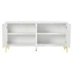 Four-Door Sideboard with Adjustable Shelves