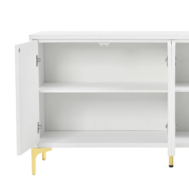 Four-Door Sideboard with Adjustable Shelves