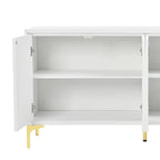 Four-Door Sideboard with Adjustable Shelves