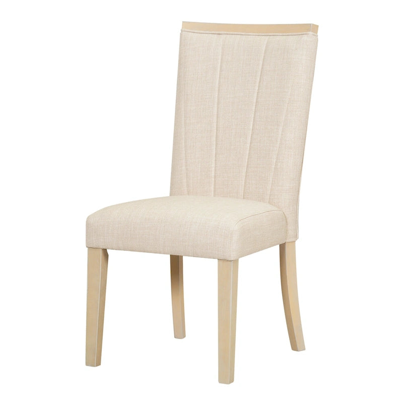 6-Piece Contemporary Dining Set with Pedestal Table & 4 Chairs