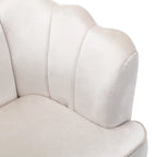 76.25 Velvet Channel Stitching 3-seater Sofa with Metal Legs for Living Room