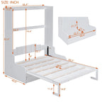 Modern Queen Murphy Bed with Cushion