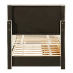 Twin Size Linen Upholstered Platform Bed Frame with Trundle & 3 Drawers