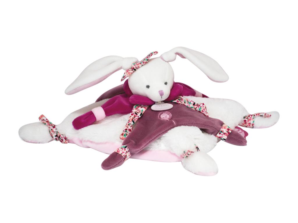 Flat bunny comforter 27 cm, Cherry Bunny collection, pink