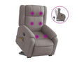 Meublori Fabric Reclining Massage Chair