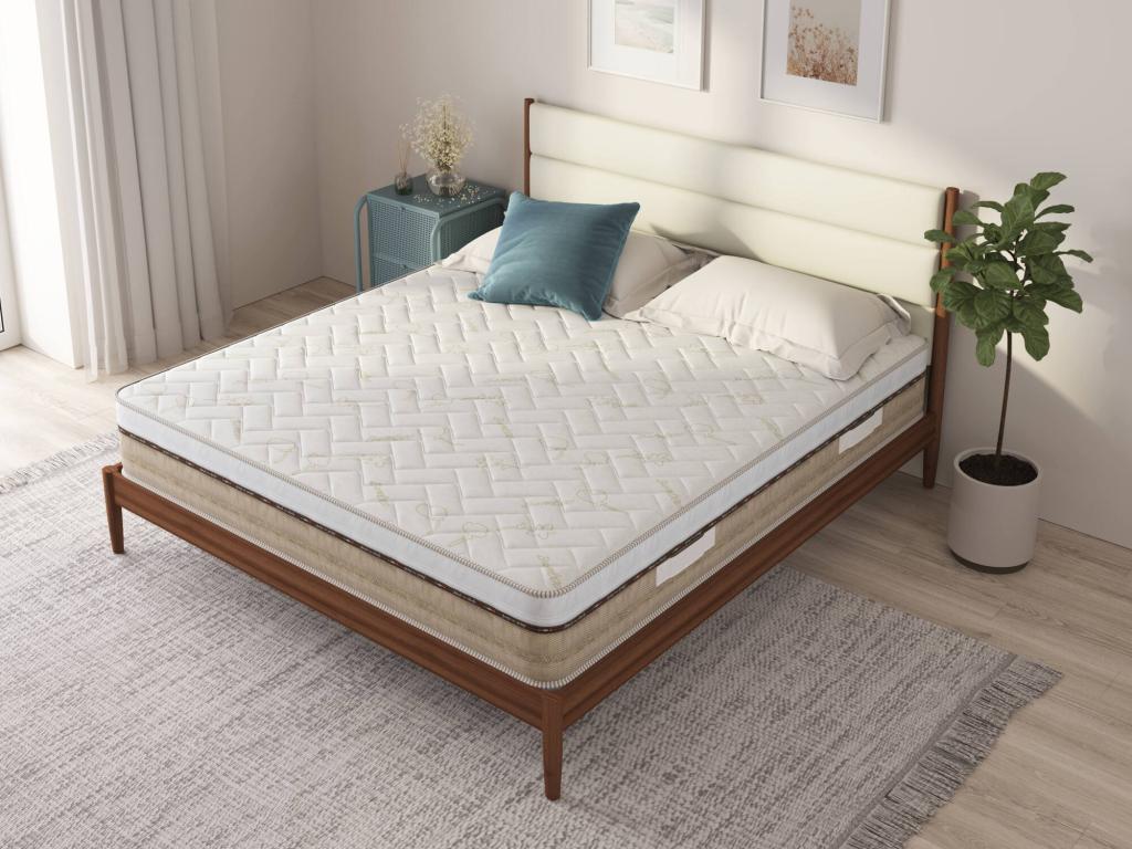 Meublori Square and a Half Mattress, Meublori Foam Mattress, Ergonomic Mattress, Pocket Spring Mattress, Made in Italy, 120x190x25 cm