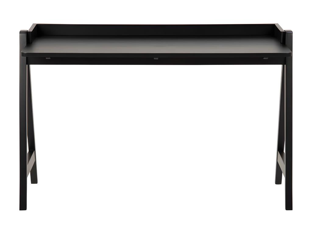 Meublori - Wooden Desk L127cm - Black