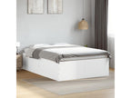 White bed frame 120x200 cm engineered wood GGTZ89904