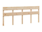 Bed frame without mattress 180x200 cm solid pine wood