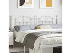 White metal headboard, 160 cm