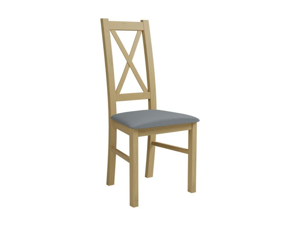 Meublori 117 Grey Chair - Meublori Oak 95x46x40cm Upholstered Wood