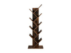 Rustic style tree bookcase from the Meublori collection - Dark wood color.