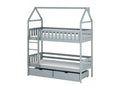 Meublori HB005 Cabin Bed 90x200 cm Grey