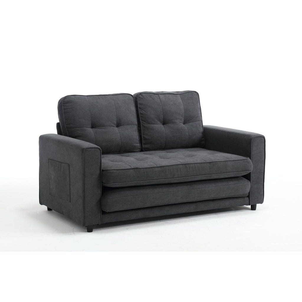 3 Fold Convertible Futon Couch Sleeper Sofa Bed