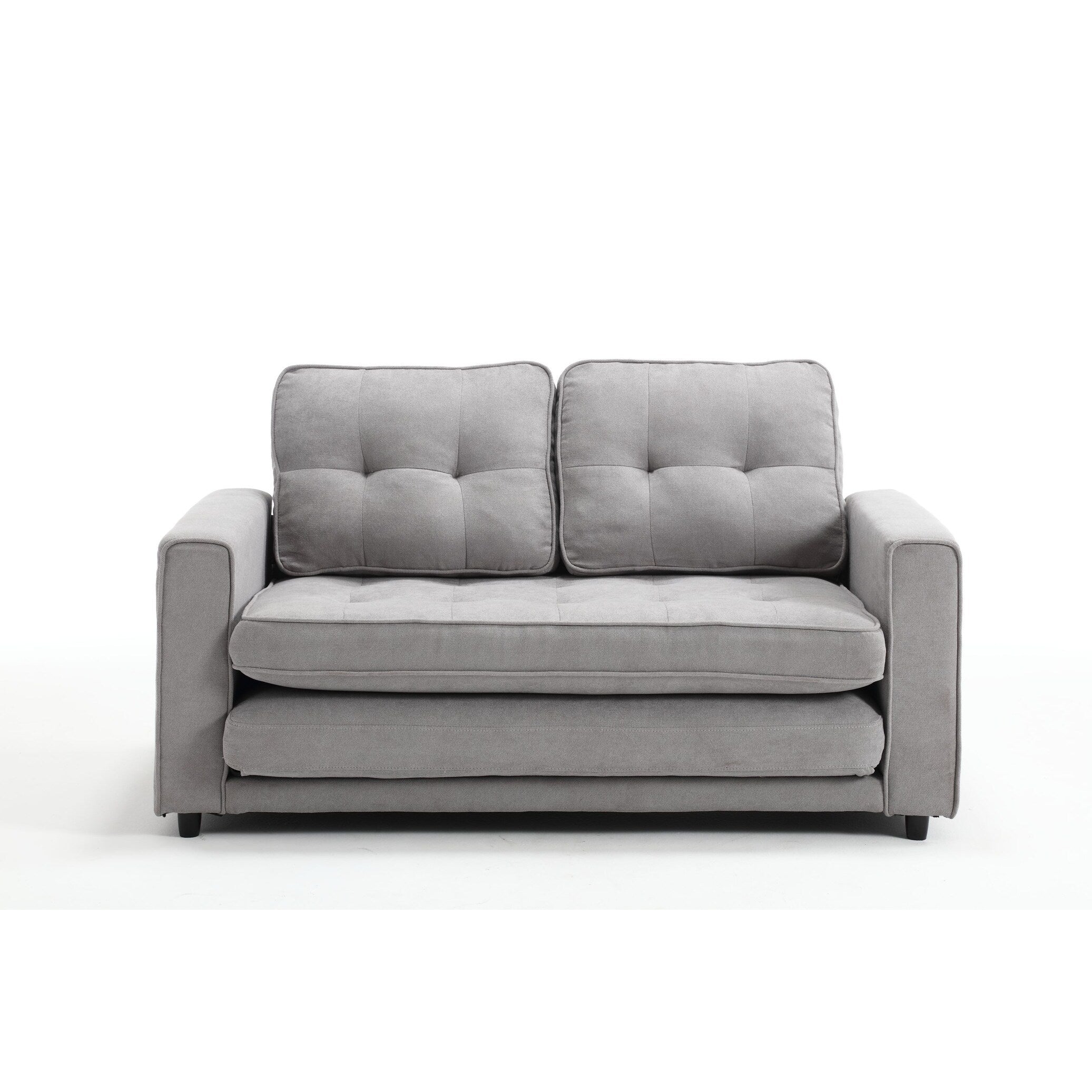 3 Fold Convertible Futon Couch Sleeper Sofa Bed