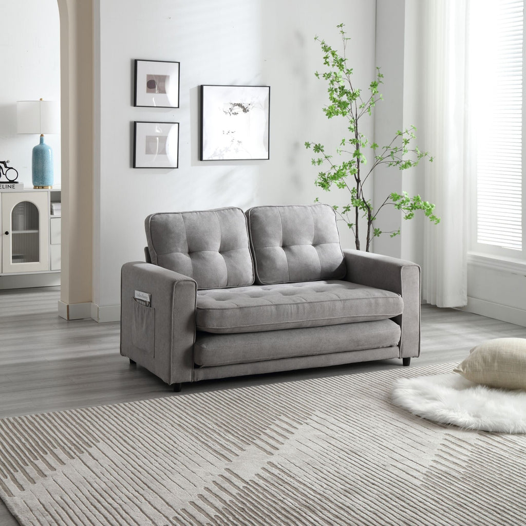 3 Fold Convertible Futon Couch Sleeper Sofa Bed