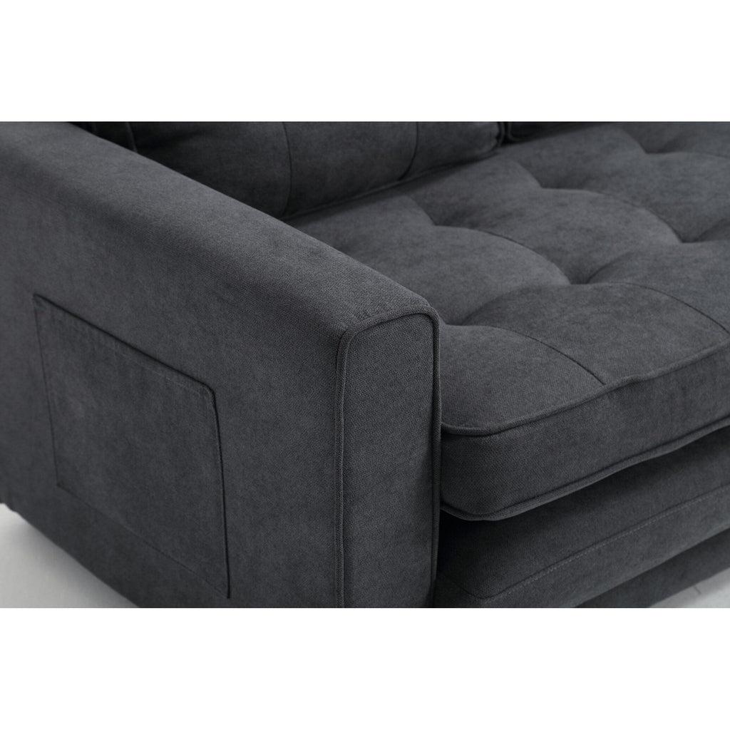 3 Fold Convertible Futon Couch Sleeper Sofa Bed