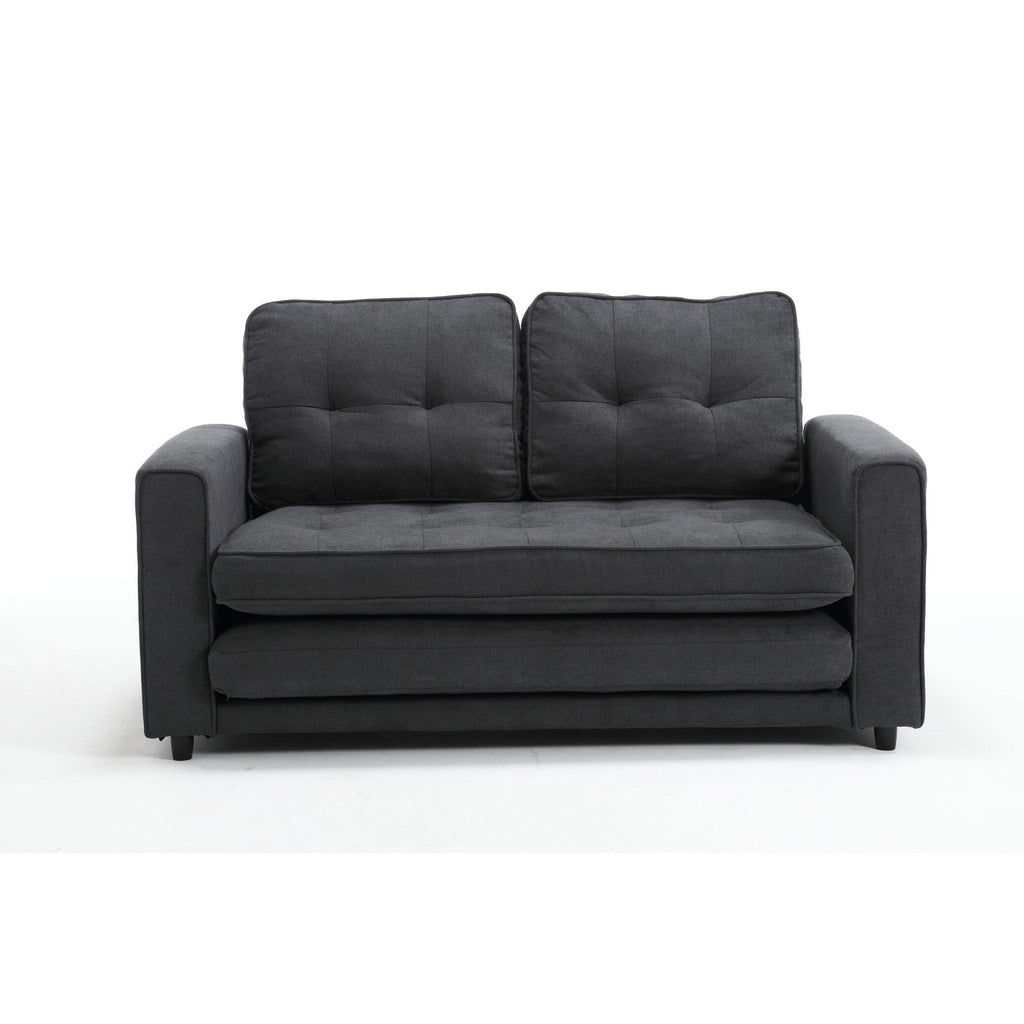 3 Fold Convertible Futon Couch Sleeper Sofa Bed