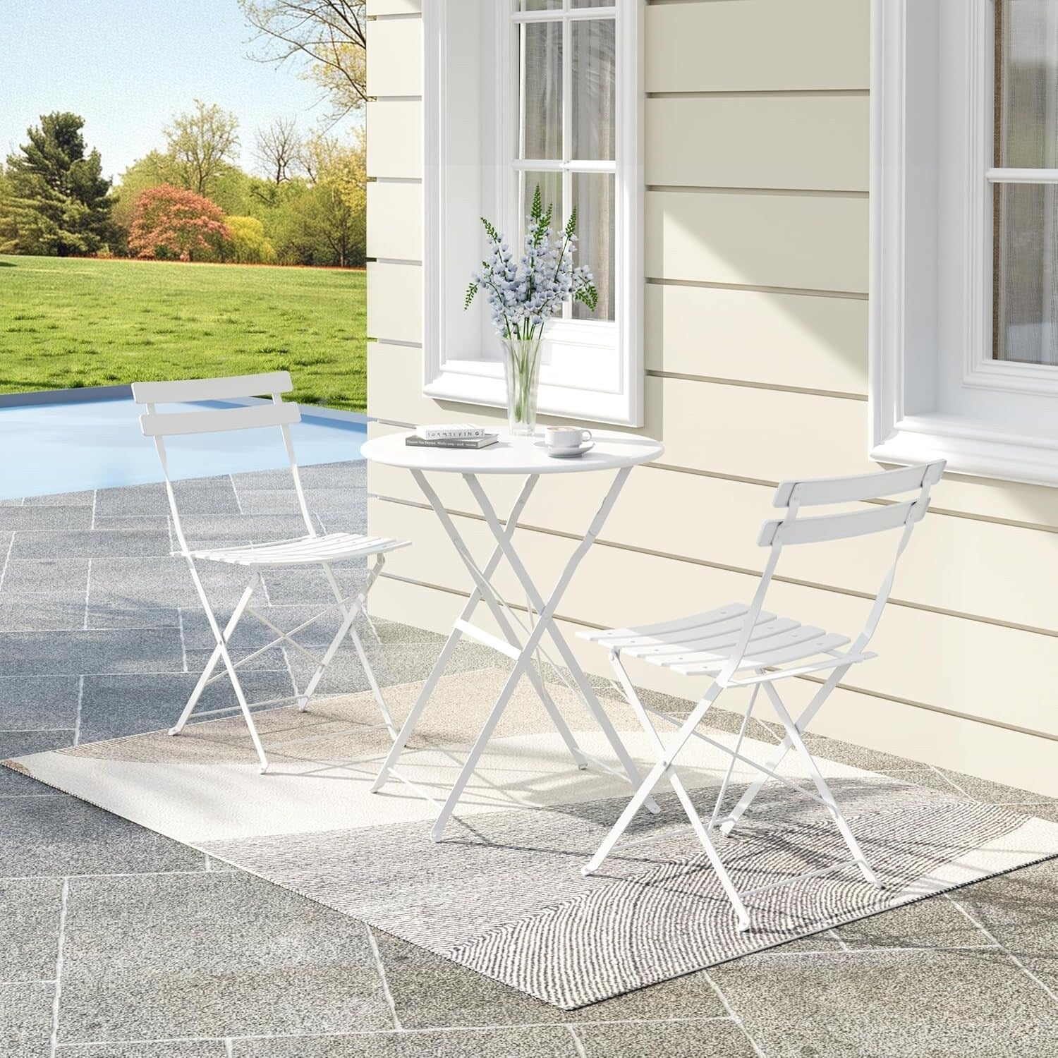 3 Pieces Patio Bistro Sets