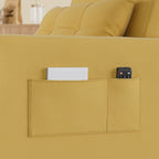 3-in-1 Adjustable Sleeper Sofa Bed, Pull Out Chair Sofa, Convertible Folding Bed for Living Room