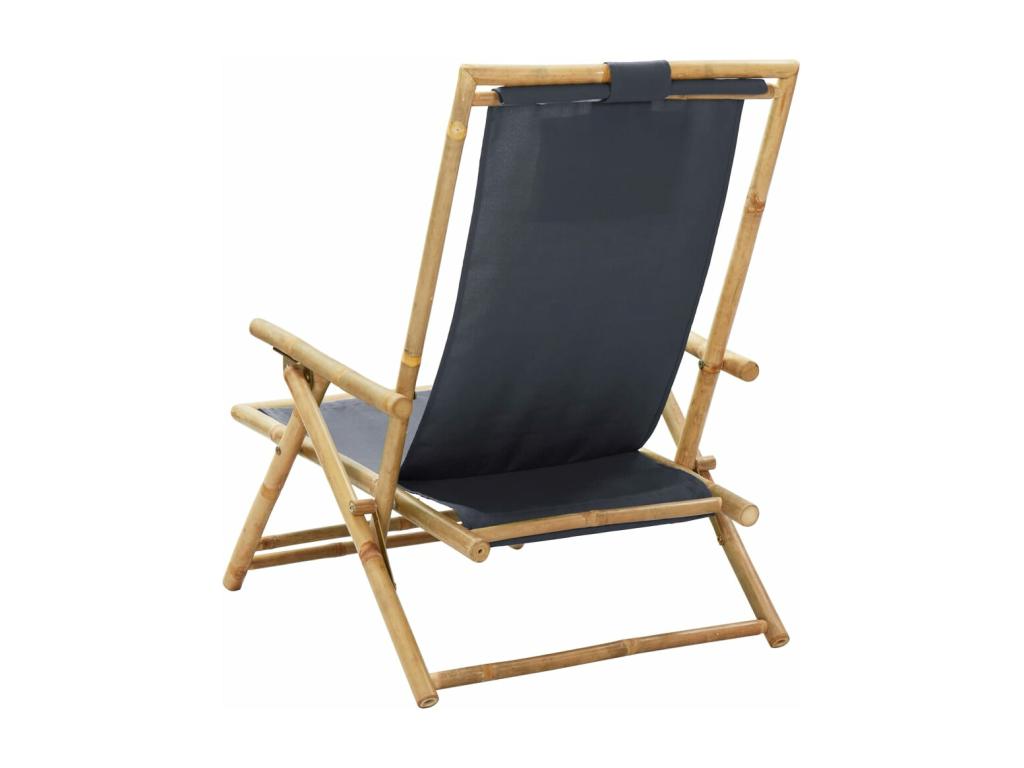 Laviecasa Dark Grey Reclining Relaxation Chair and Fabric CAAA58360