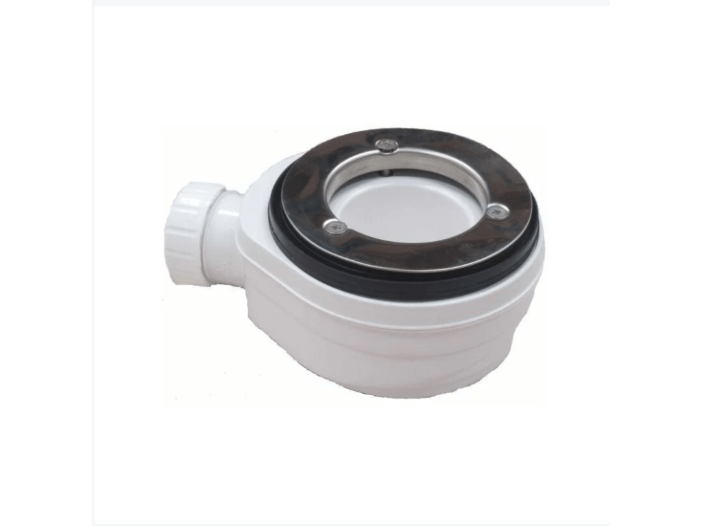 65x125 cm shower tray, Meublori Extra Thin line, Beige RAL 1019, made of synthetic resin and marble powder, with free drain