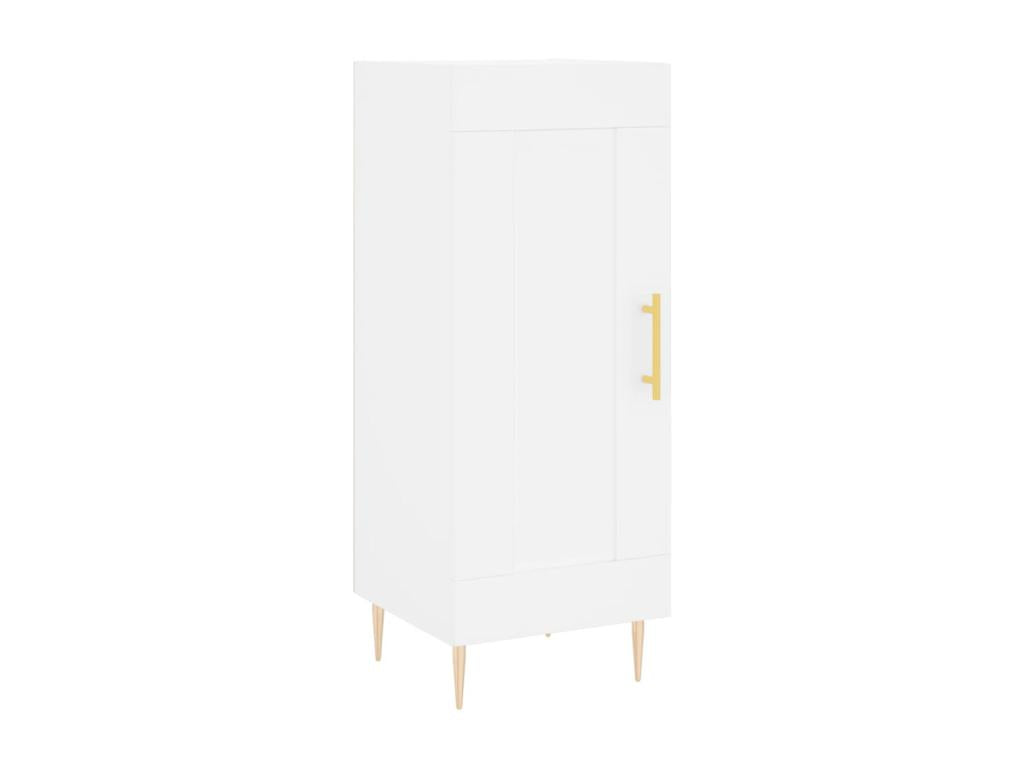 White sideboard 34.5x34x90 cm engineered wood