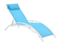 Beauty Aluminum Sun Lounger - Meublori - Blue - Set of 2