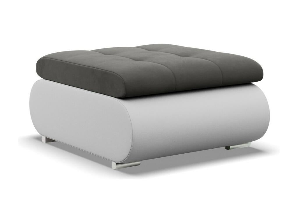 Dark Grey pouf for the living room