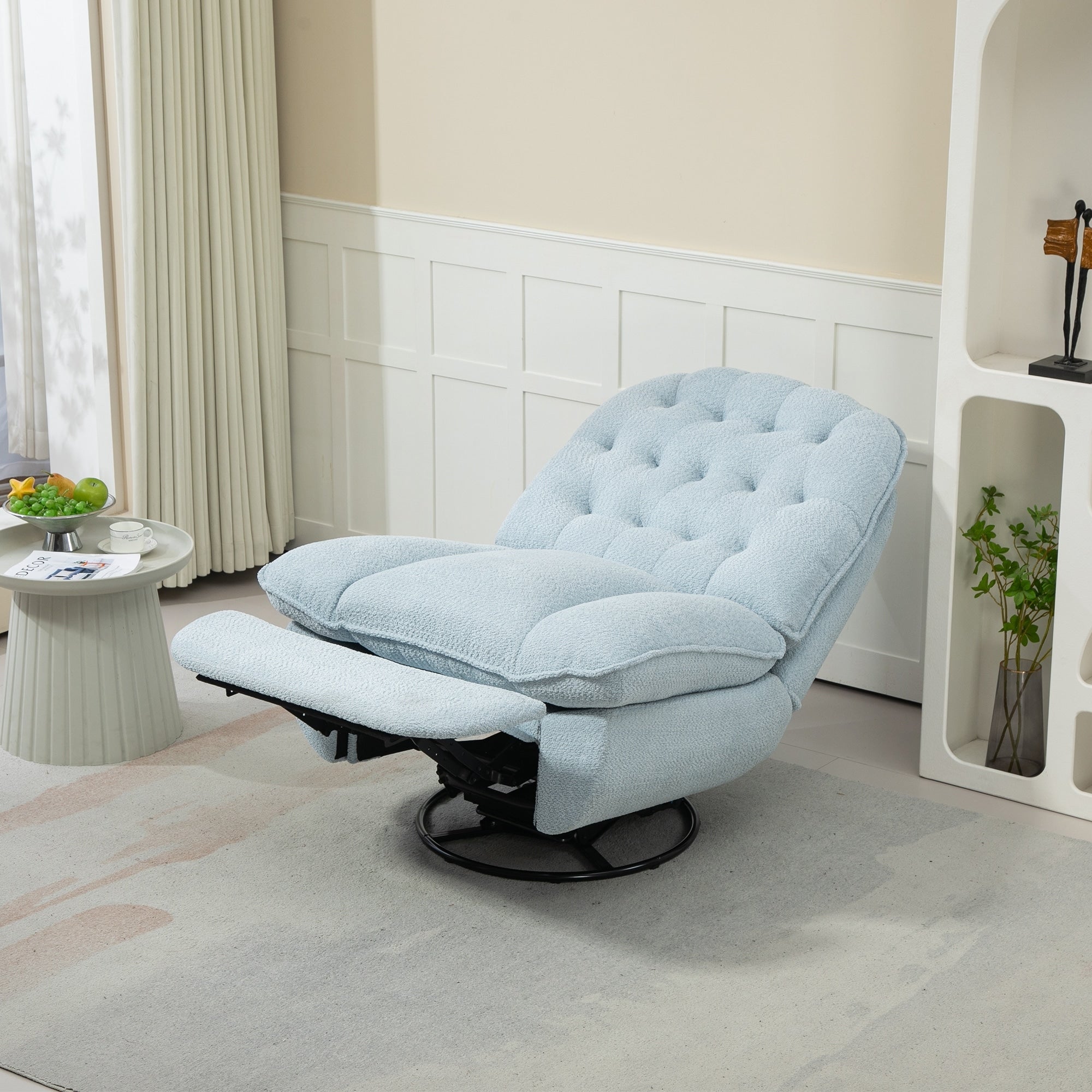 360 degrees Swivel Recliner Adjustable Sofa Chair Set of 2