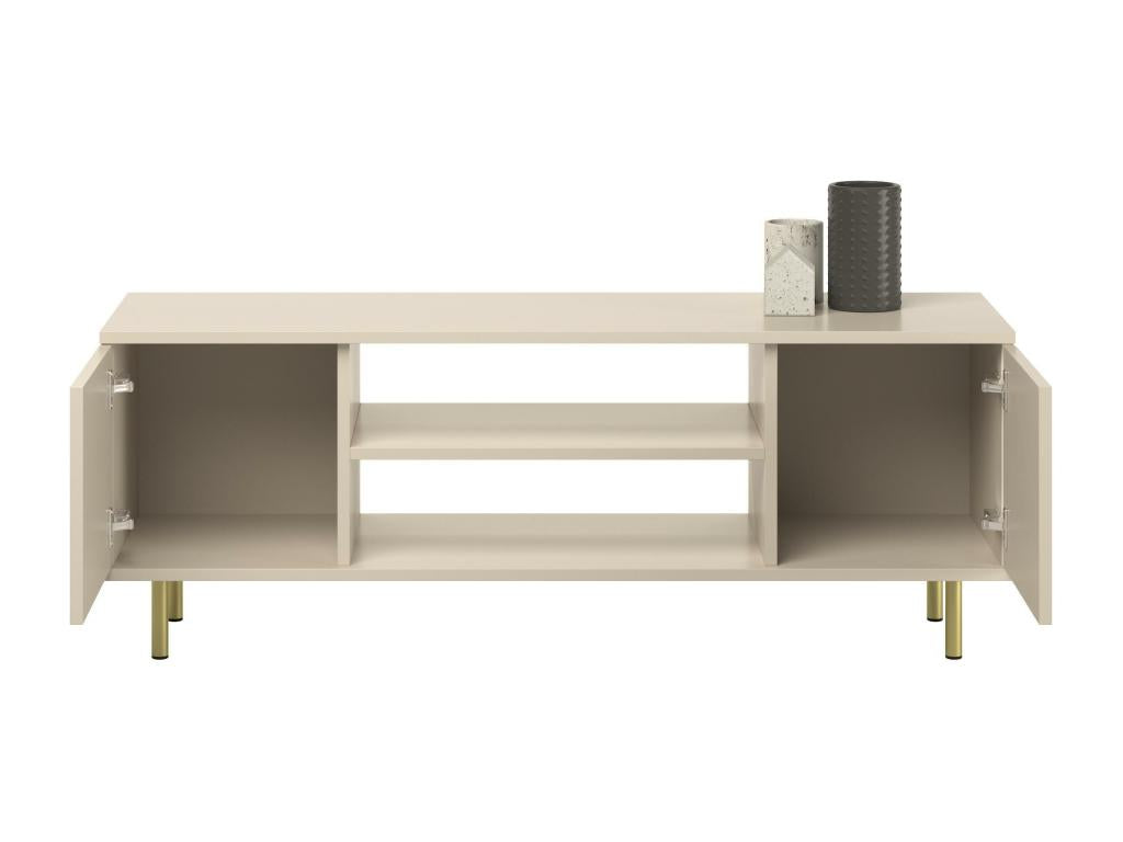 Meublori RTV155 2D TV Stand 155x40x48 Natural Light