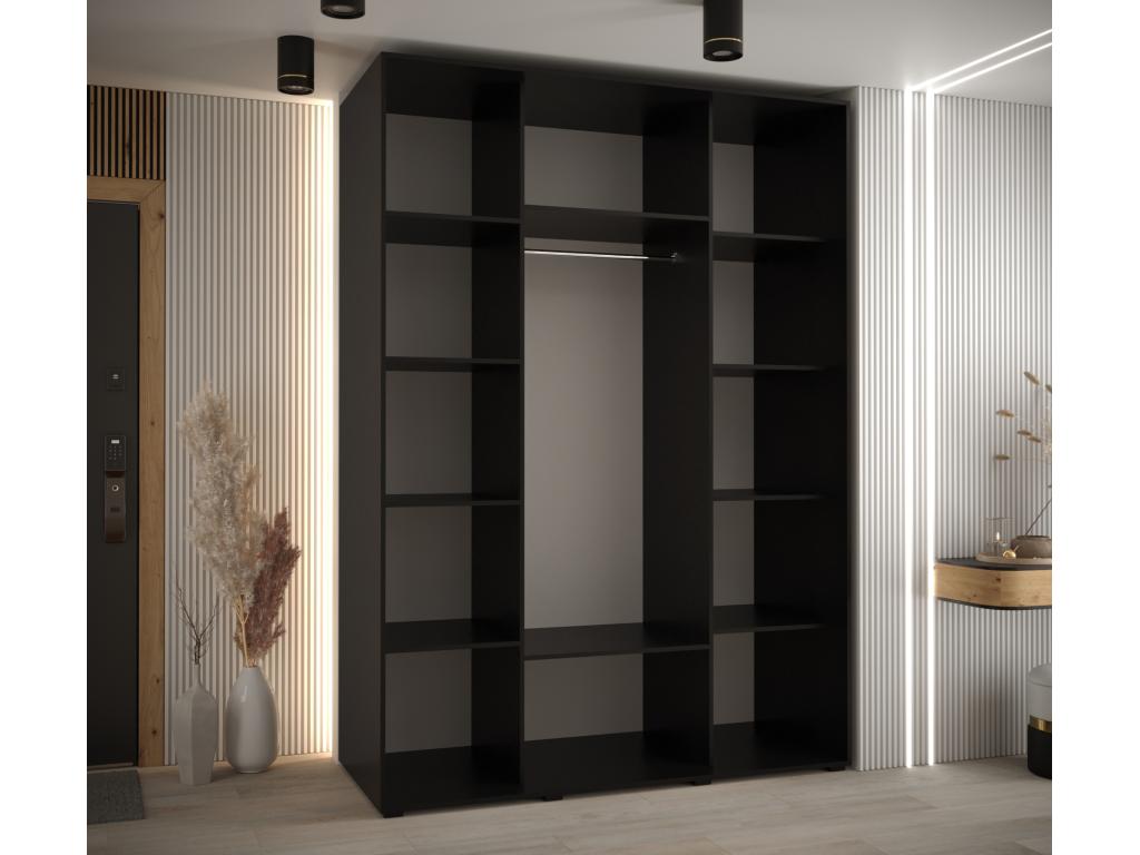 Laviecasa 9 Sliding Door Wardrobe 235.2/170/60 3 Doors PFTV20768