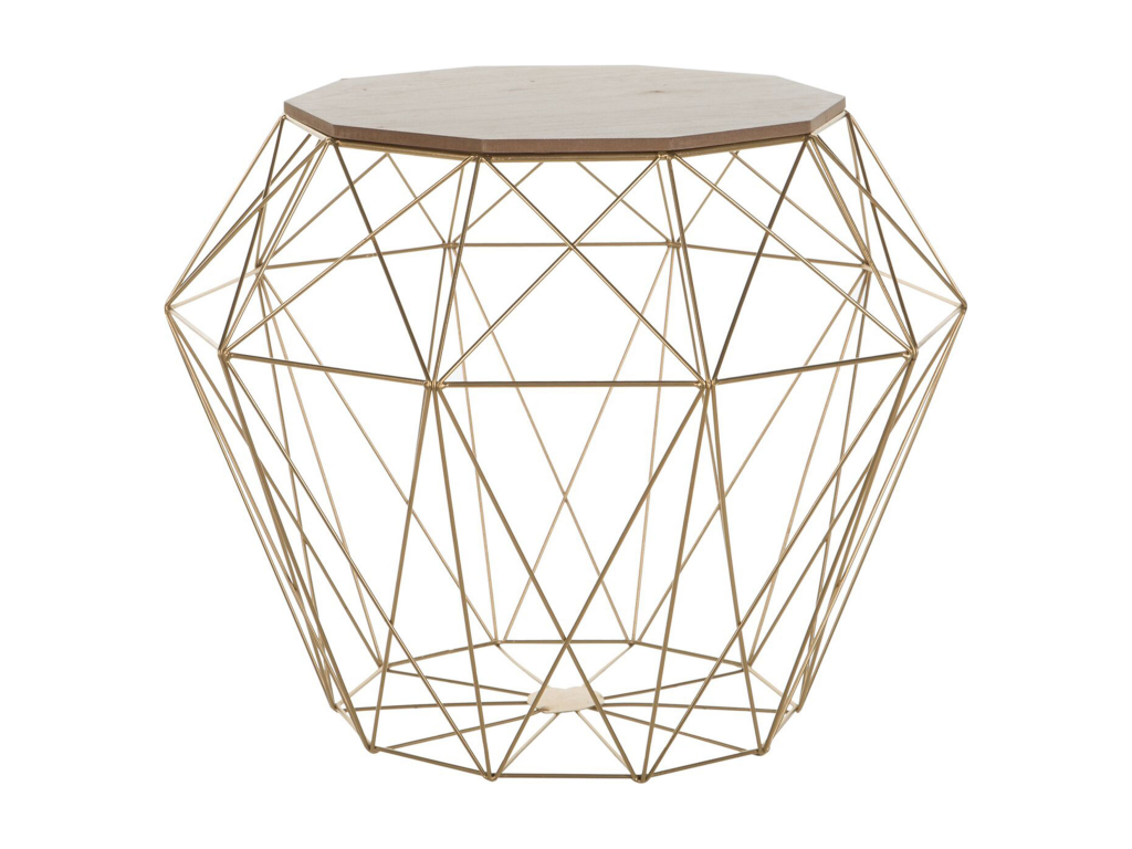 Gold Meublori Side Table