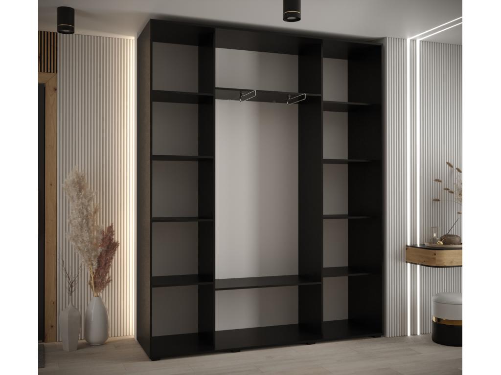Meublori 10 Sliding Door Wardrobe 235.2/200/45 3 Doors