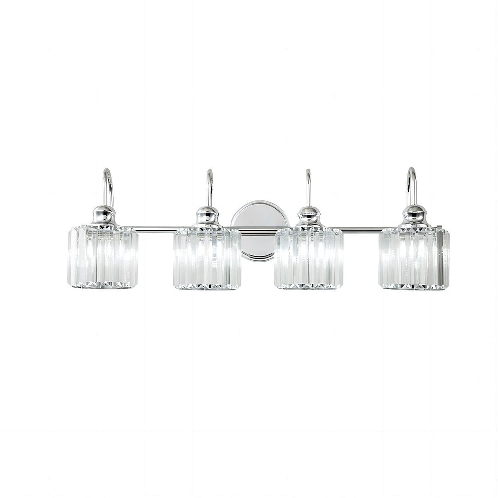 Chrome/ Black/ Gold Modern Over Mirror Crystal Bathroom Restroom Wall Lighting Fixtures Bath Lights Vanity Light