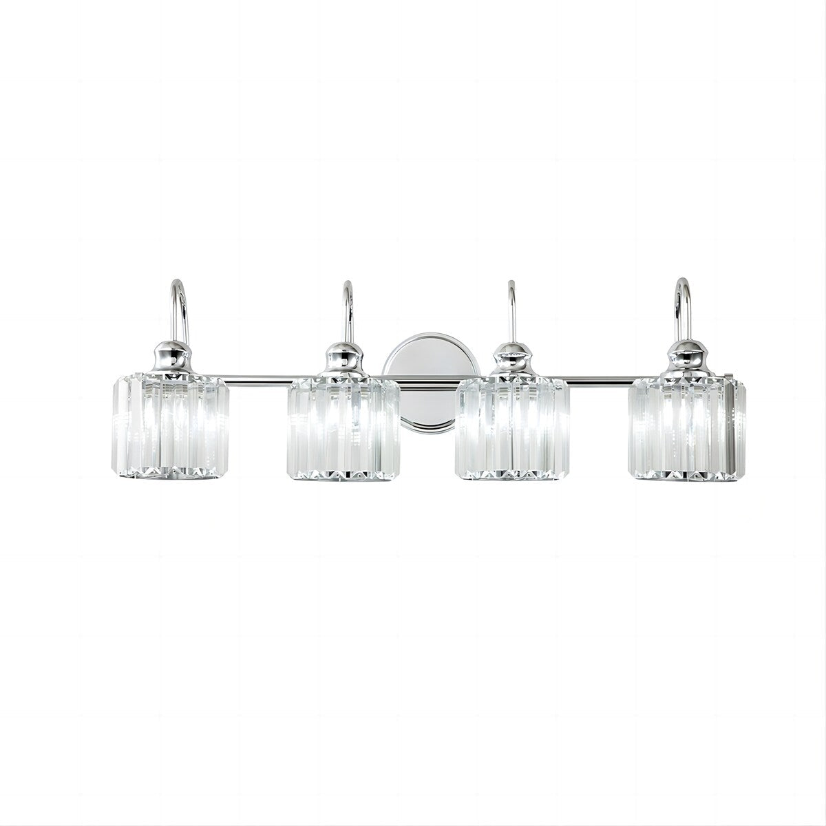 Chrome/ Black/ Gold Modern Over Mirror Crystal Bathroom Restroom Wall Lighting Fixtures Bath Lights Vanity Light