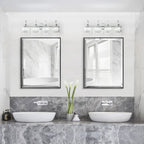 Chrome/ Black/ Gold Modern Over Mirror Crystal Bathroom Restroom Wall Lighting Fixtures Bath Lights Vanity Light