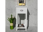 Laviecasa Premium - Bedside table with 1 drawer, White DOKD01886