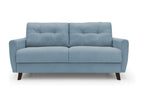 Laviecasa Convertible Sofa Bed in Soft Waterproof Fabric T02 188 cm Matte - 140x197 Pastel Blue JMFV34767