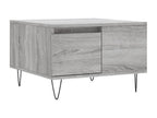 Meublori grey coffee table 55x55x36.5 engineered wood