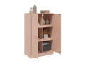 Pink sideboard 67x39x107 cm steel